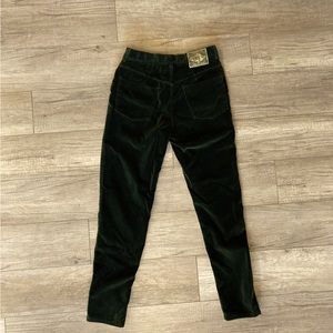 Women’s Limited Express Green Velvet Jeans - Size 9/10